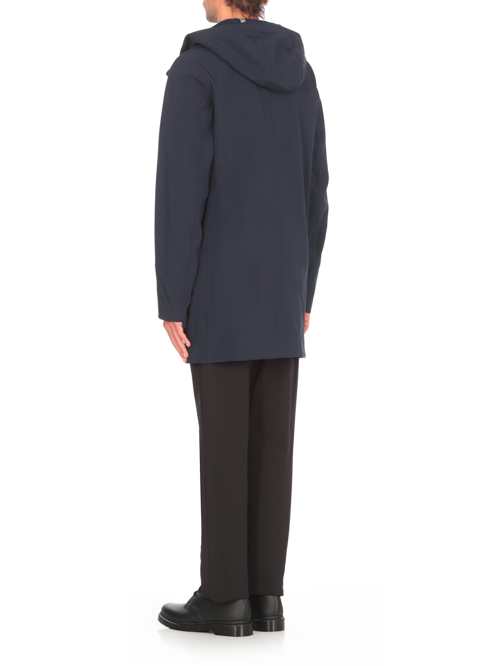 Shop K-way Marlyn Bonded Jacket In Blue