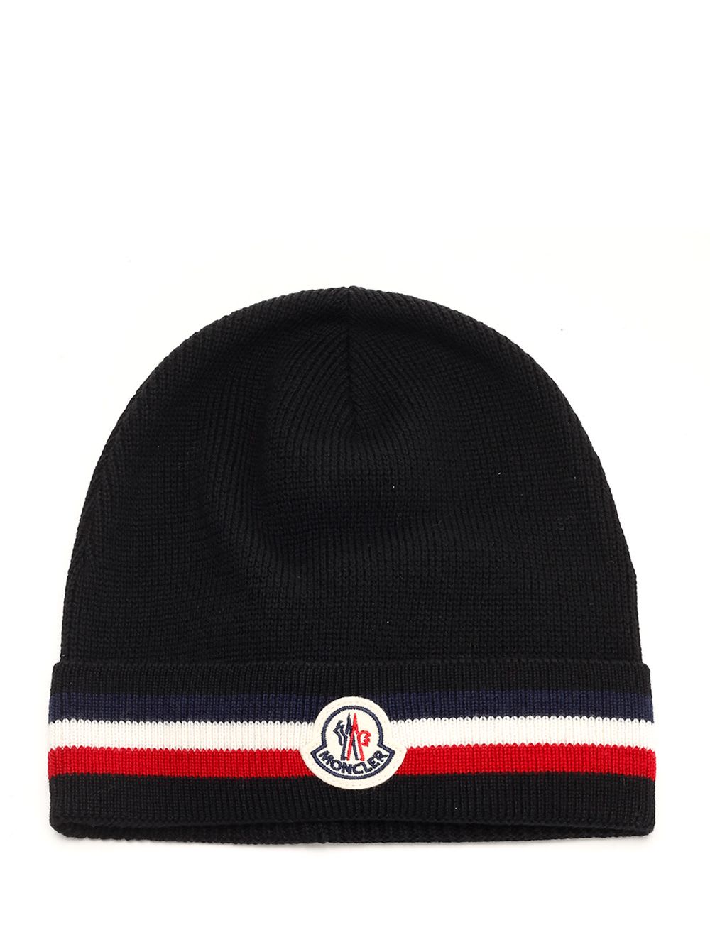 Shop Moncler Wool Hat In Black