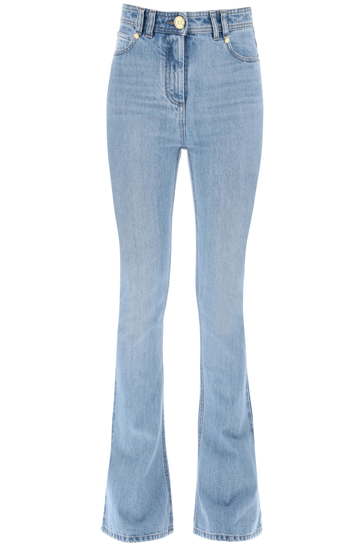 Balmain Monogram Flared Jeans