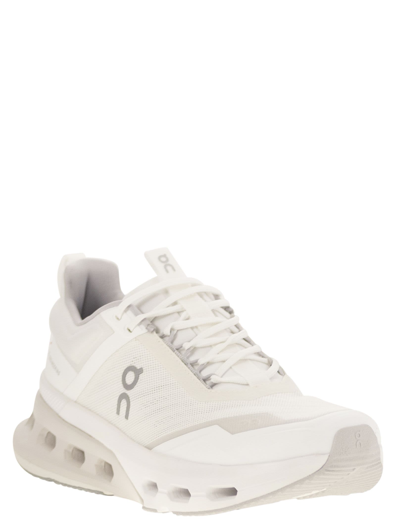 On Cloudnova X - Technical Fabric Trainers In White