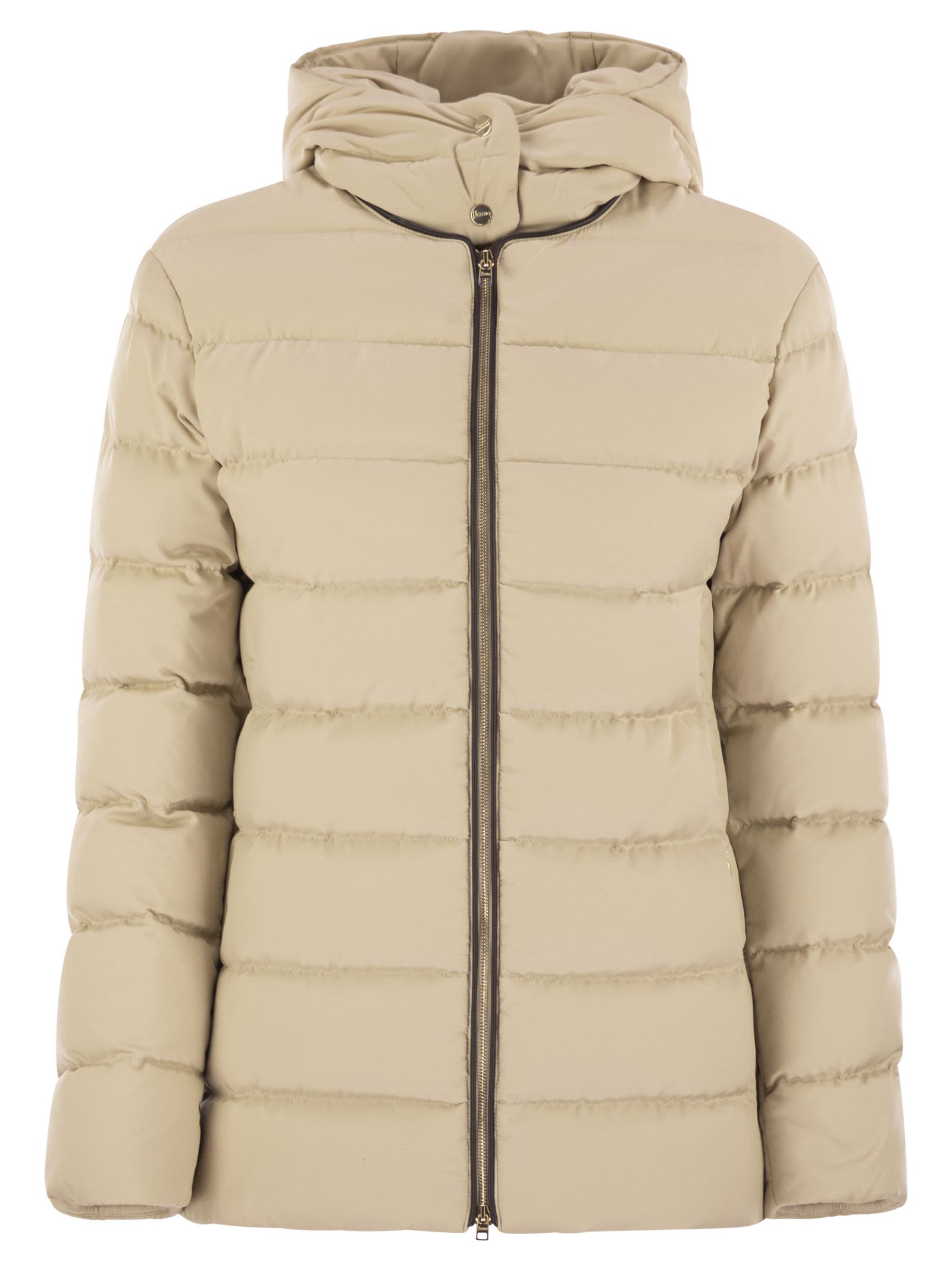 Medium Down Jacket With Hood