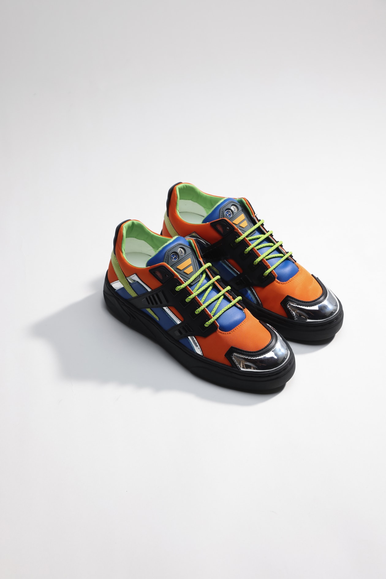 Hide&amp;jack Low Top Sneaker - Mini Silverstone Orange Black
