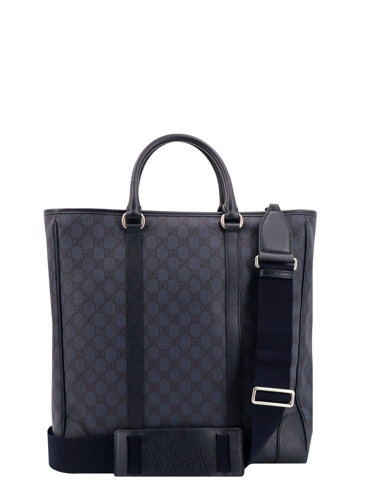 Shop Gucci Ophidia Handbag In Bluedkbluebluebl