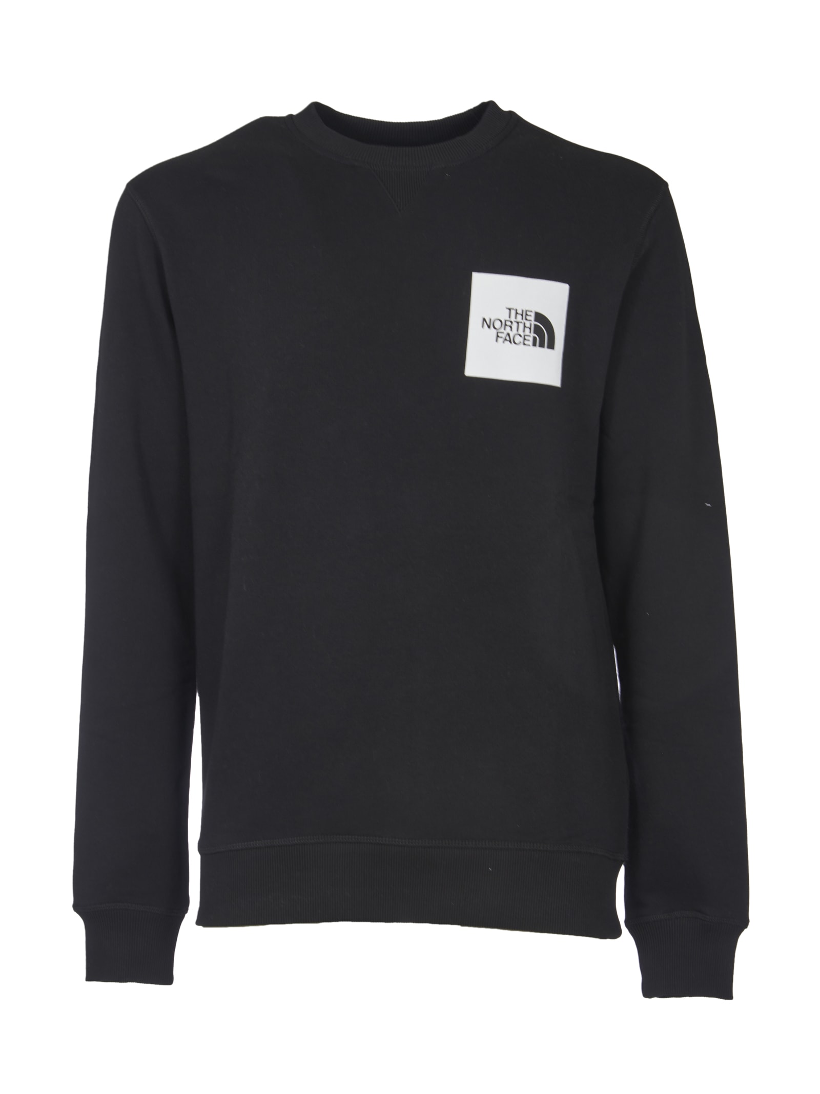 THE NORTH FACE LOGO PATCHED RIBBED SWEATSHIRT