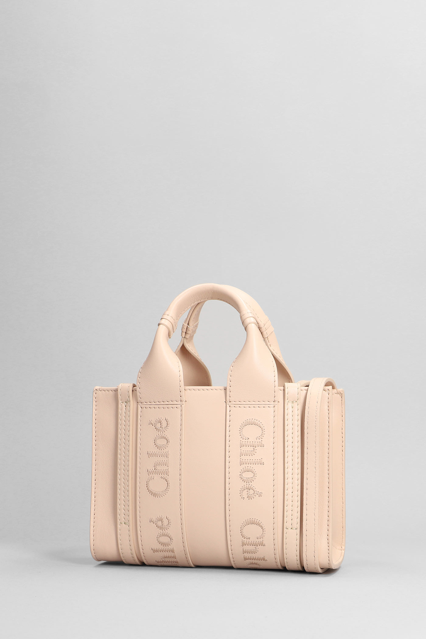 Shop Chloé Tote In Rose-pink Leather