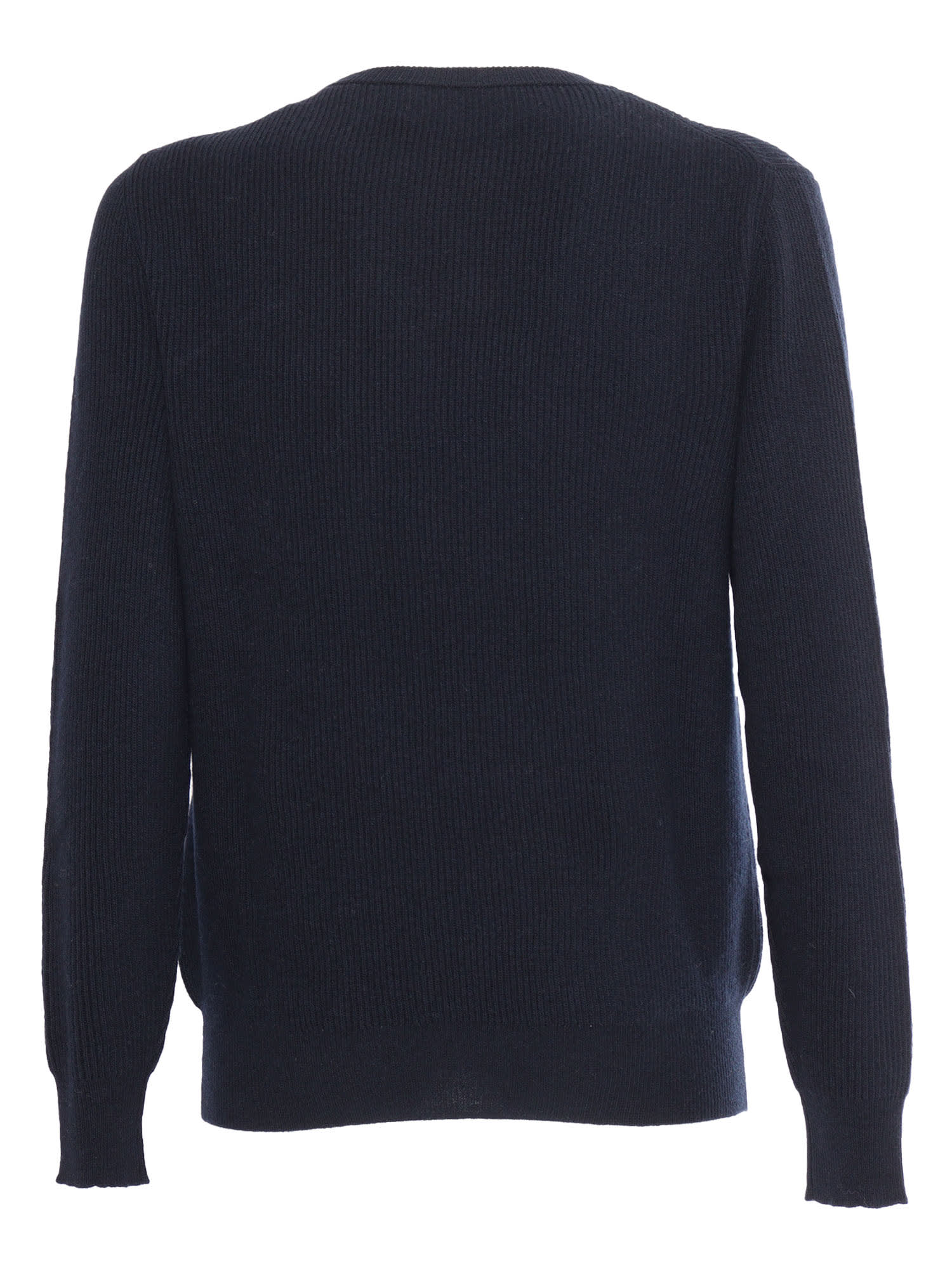 Shop Ballantyne R Neck Pullover In Blue