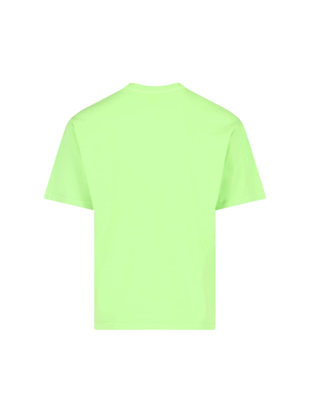Shop Apc Logo T-shirt In Green