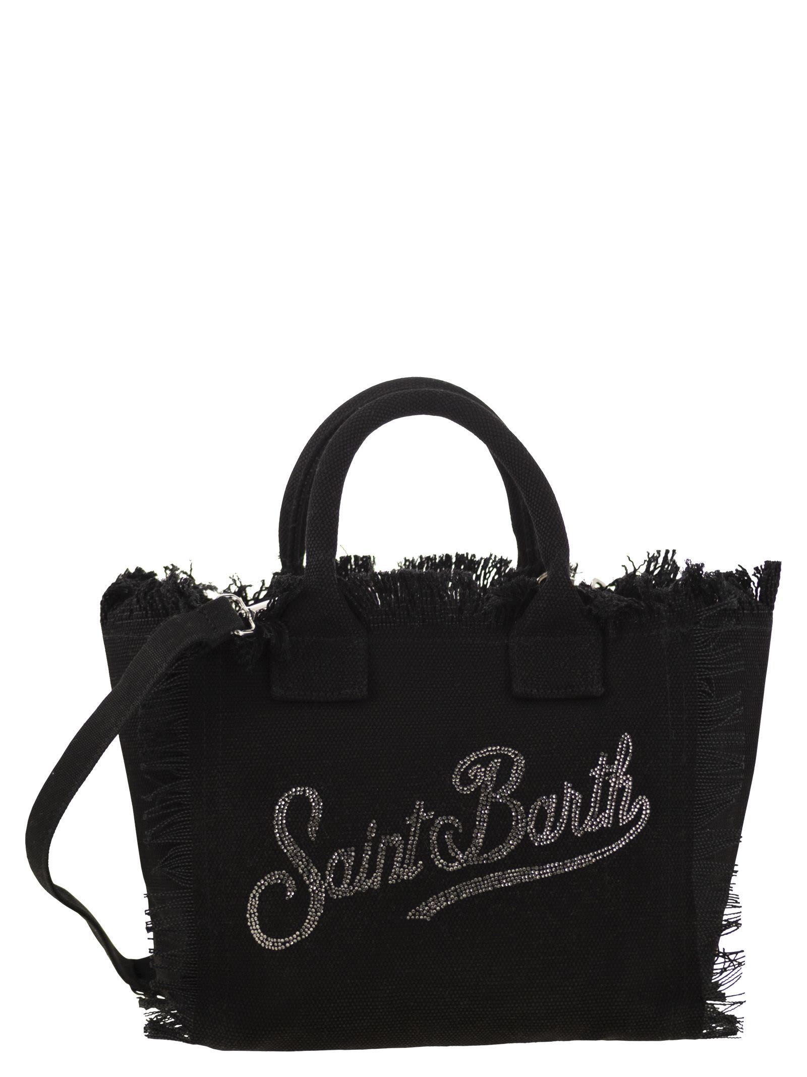 MC2 Saint Barth Colette - Logo Handbag With Rhinestones