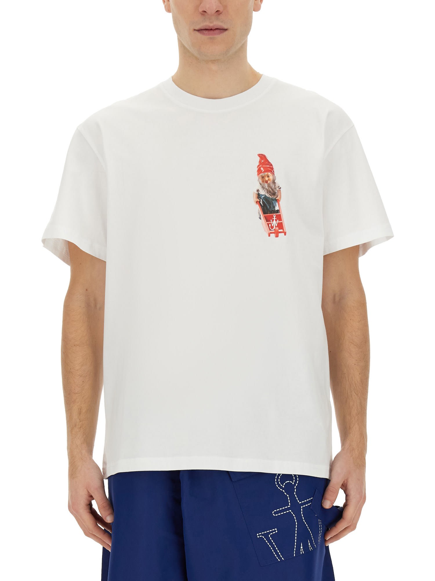 Shop Jw Anderson T-shirt Gnome In White