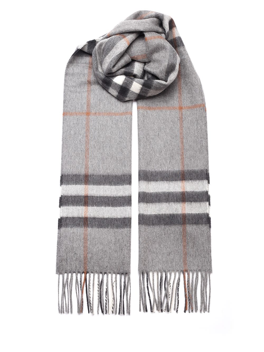 BURBERRY SCARF WITH CHECK PATTERN