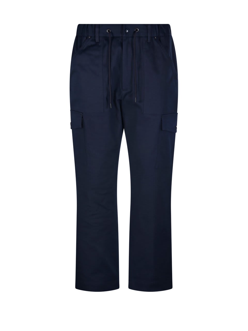 Shop Moncler Straight-leg Trousers In Blue