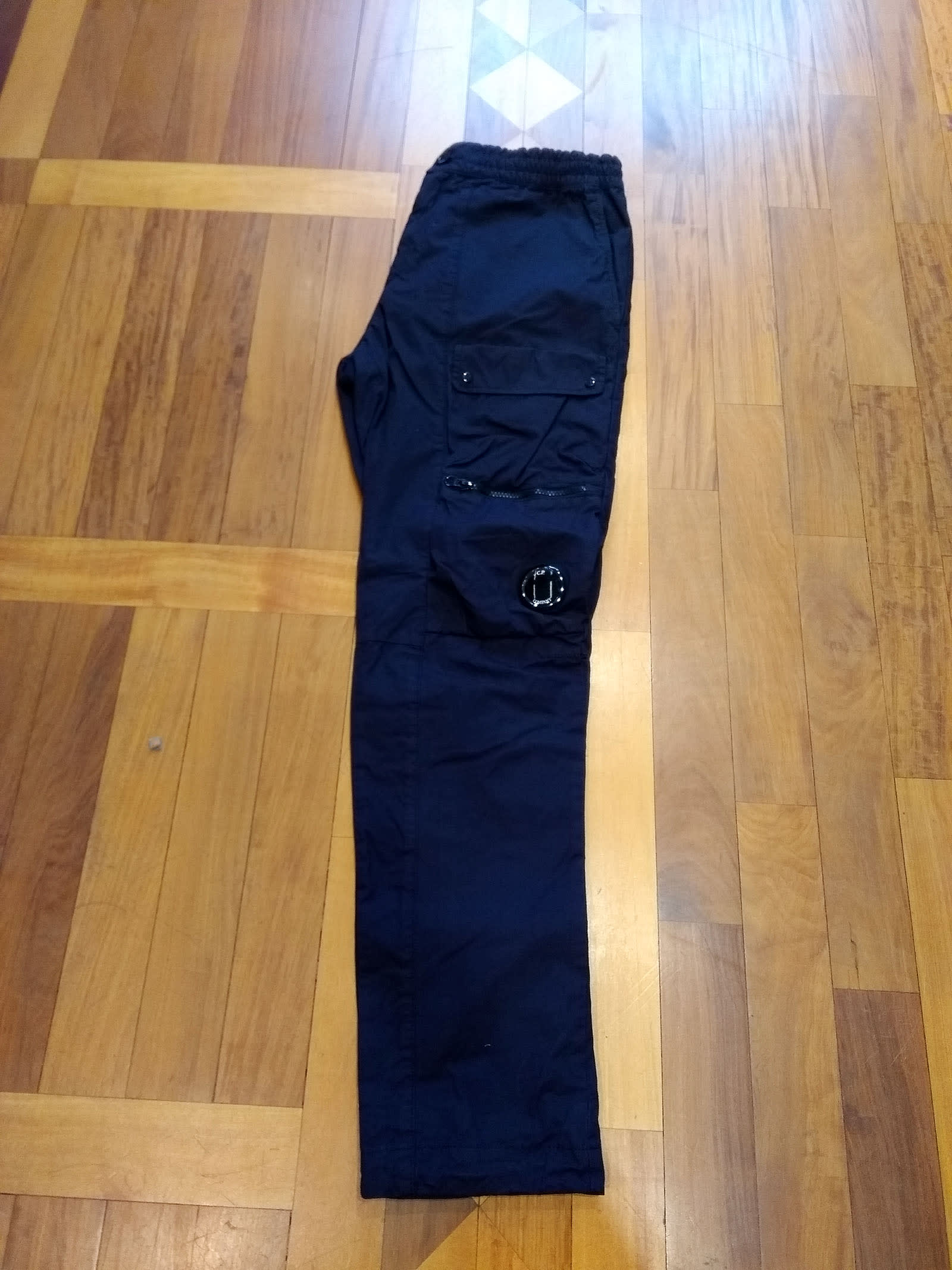 C.p. Company Cotton Cargo Pants In Total Eclipse