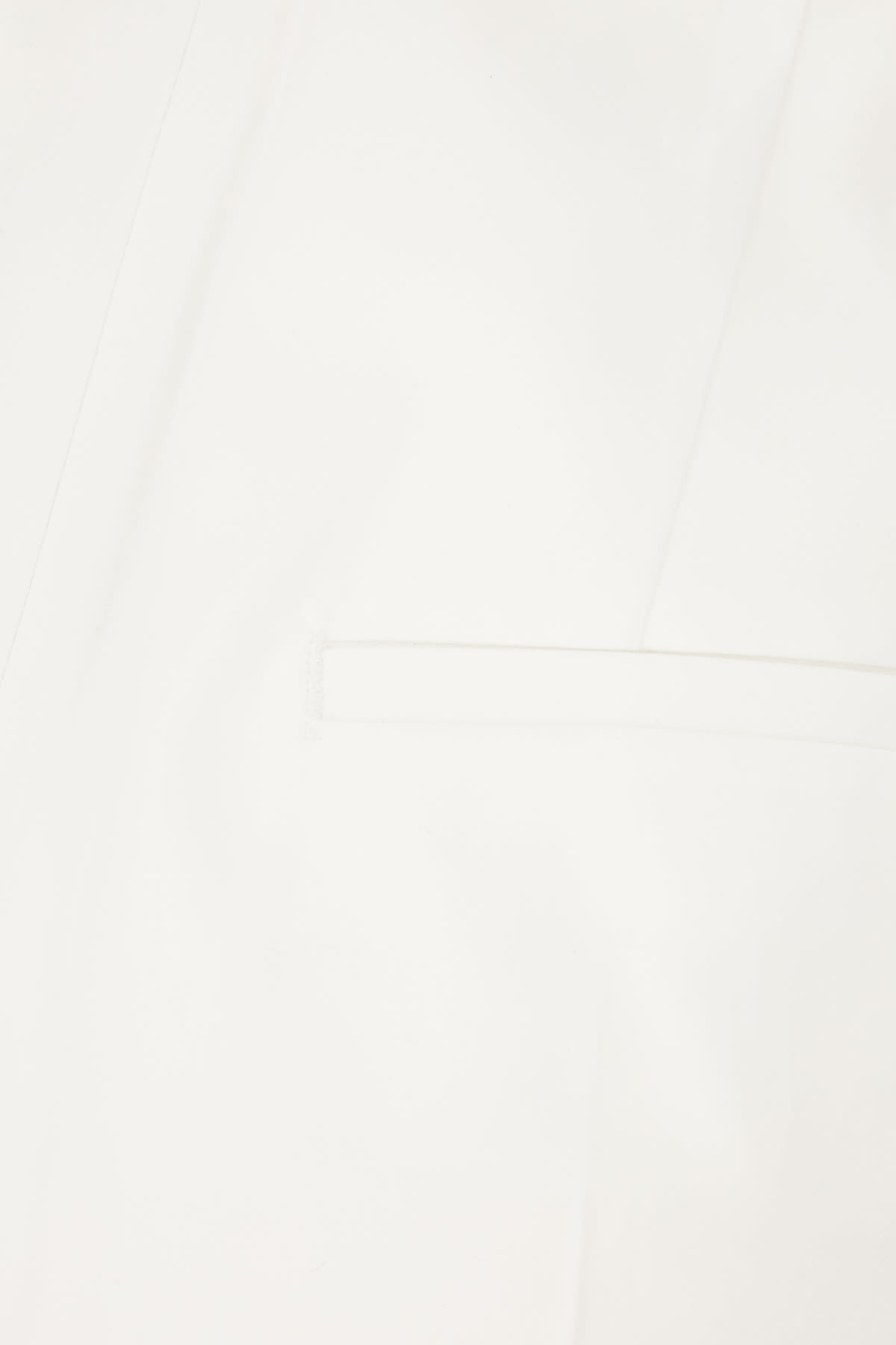 Sportmax Cotton Trousers With Pleated Design And Pockets In Biancoottico