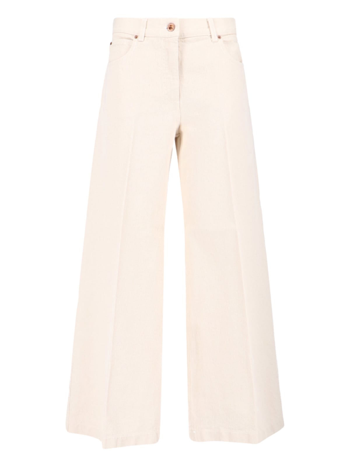 Aspesi Wide Jeans In Neutral