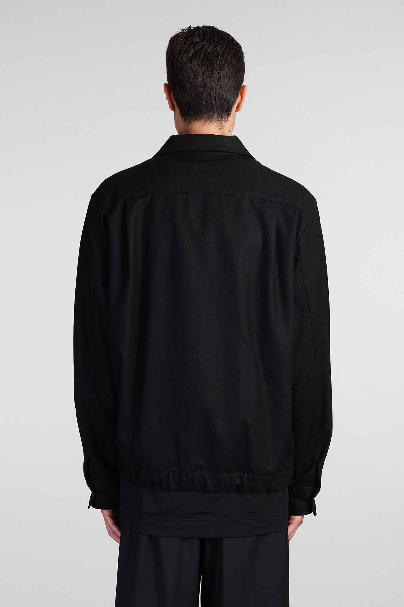 Shop Givenchy Casual Jacket In Black Wool