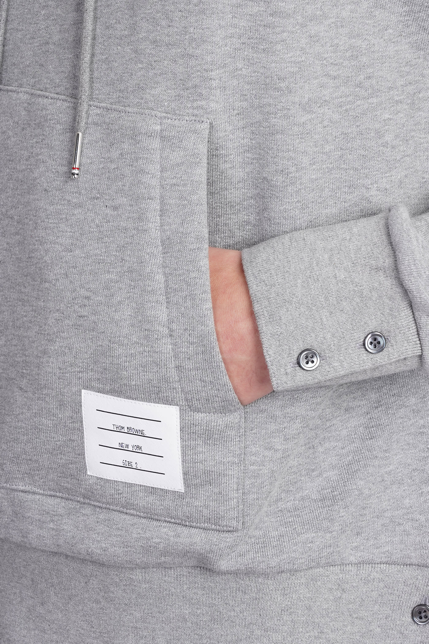 Shop Thom Browne Sweatshirt In Grey Cotton