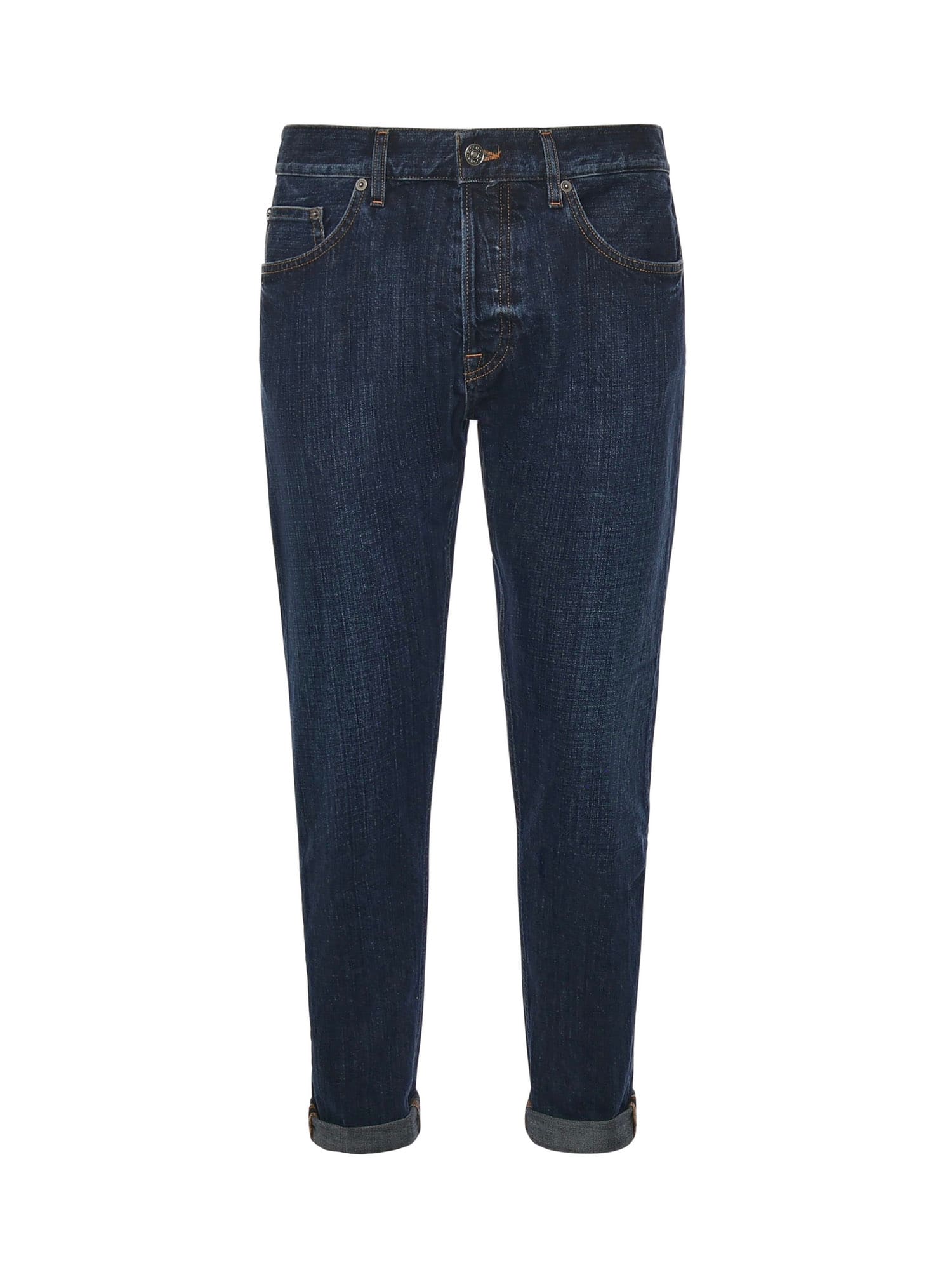 Dondup Cotton Skinny Jeans In Blue