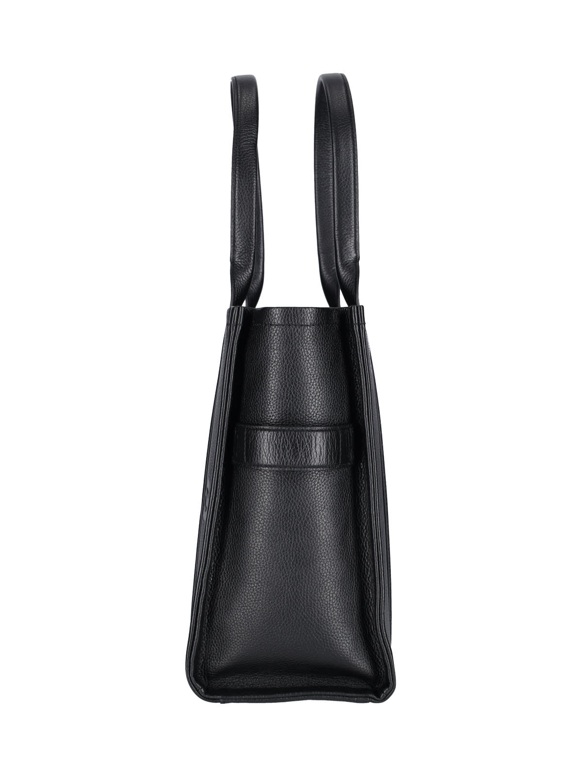 Marc Jacobs Small The Tote Bag Grain-leather In Black