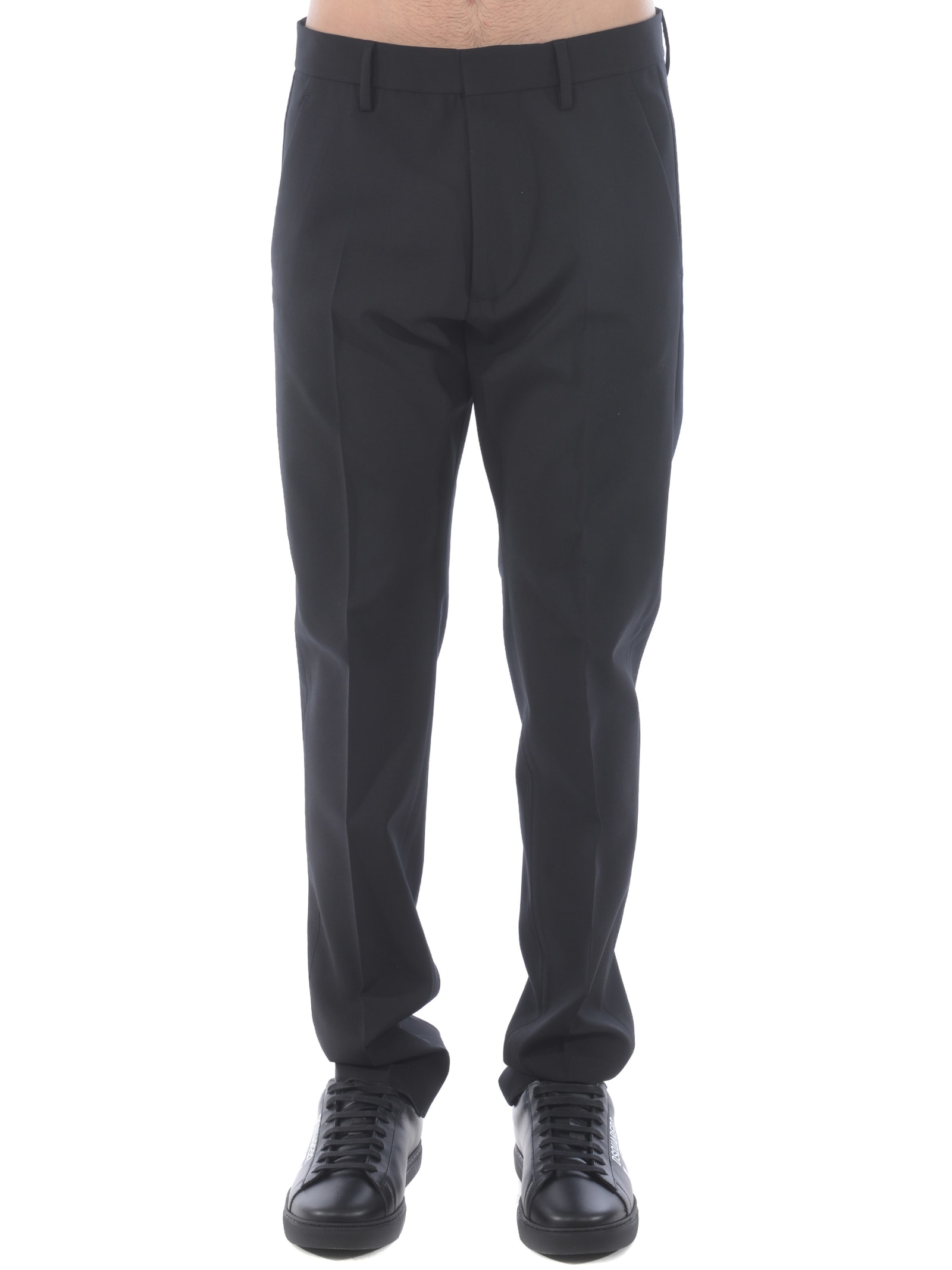 DSQUARED2 DSQUARED2 TROUSERS IN STRETCH WOOL.,S71KB0290 S40320-900