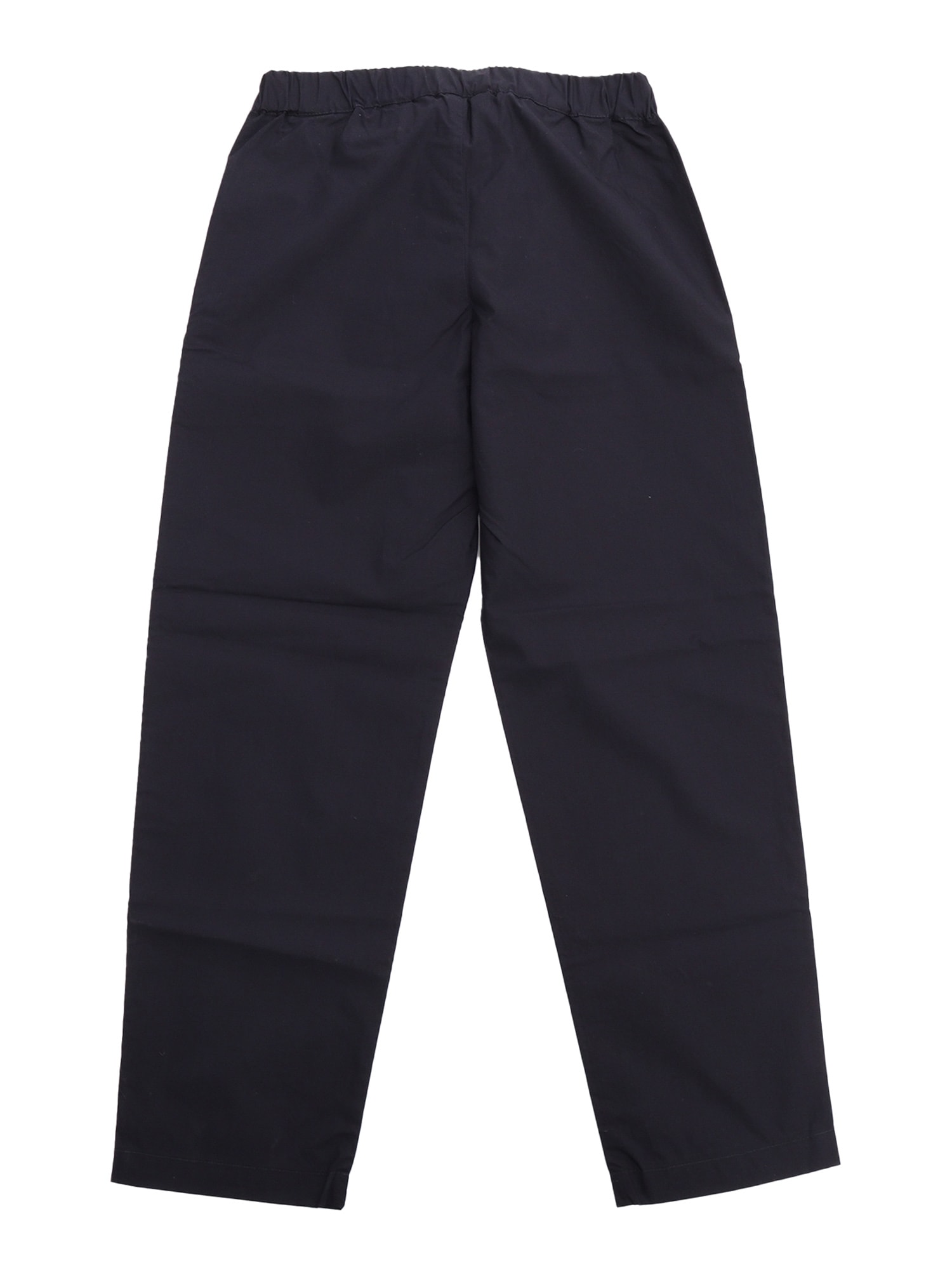 Shop Emporio Armani Elasticated Pants In Blue