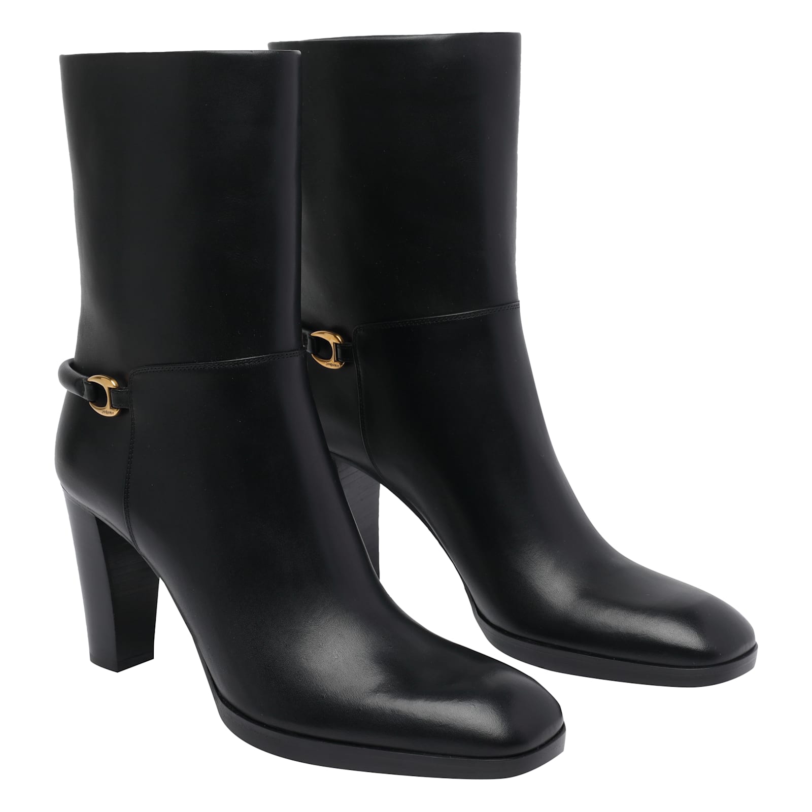 Saint Laurent Pump Booties In Multi