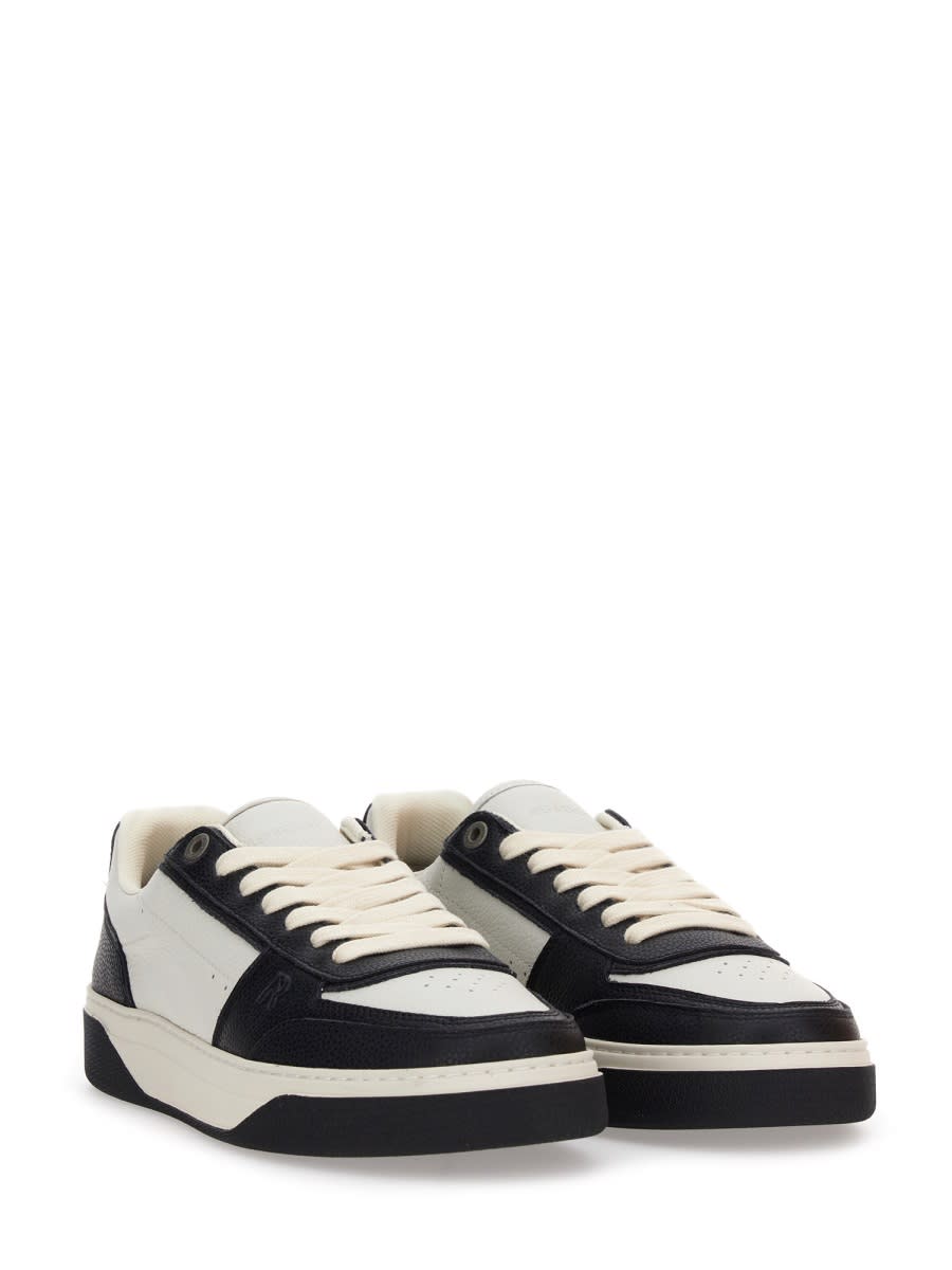Represent Two-tone Leather And Suede Initial Sneakers