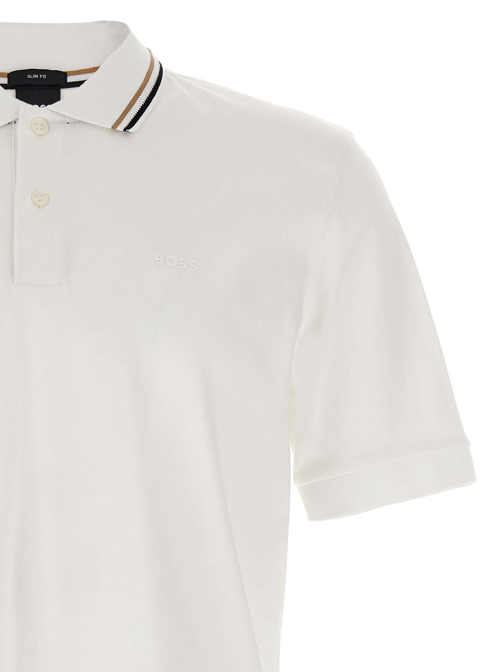 Hugo Boss Penrose 38 Polo Shirt In White