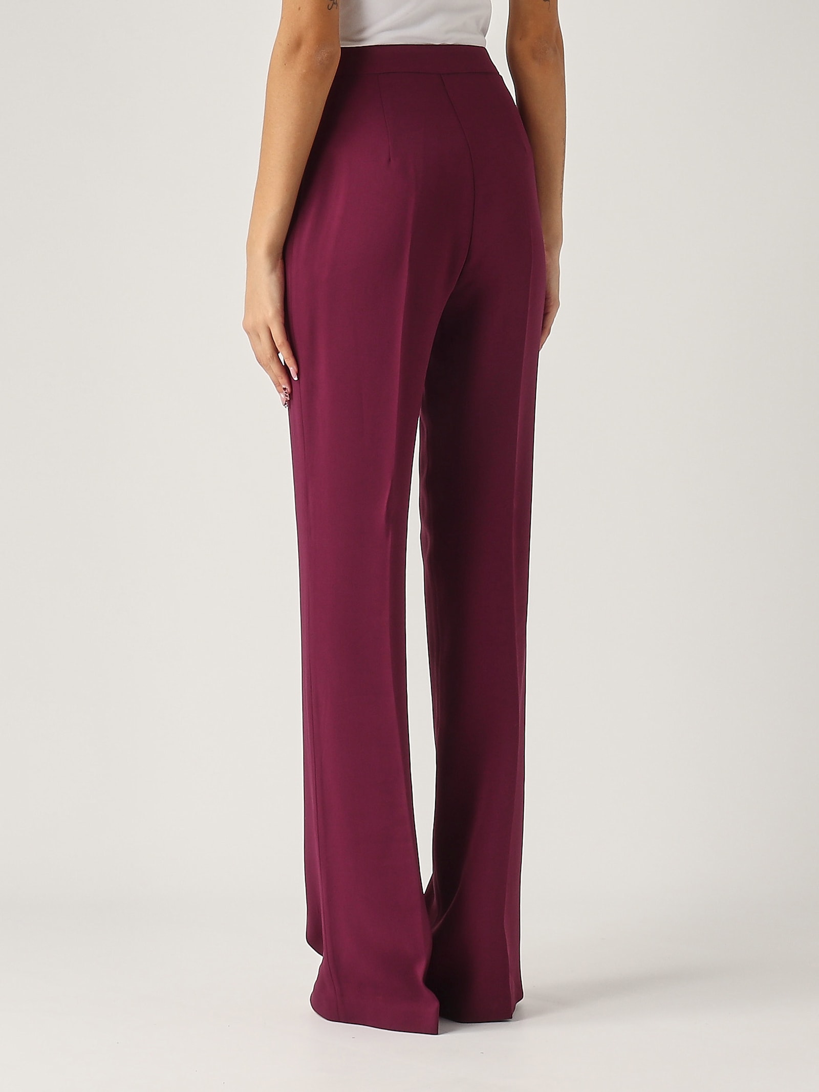 Shop Pinko Hulka Pantalone Trousers In Vinaccia