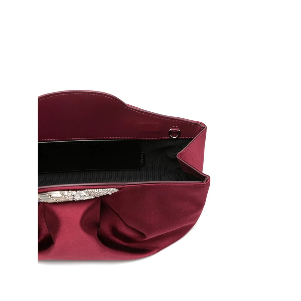 Giuseppe Zanotti Pink Clutch Bags Women In Burgundy