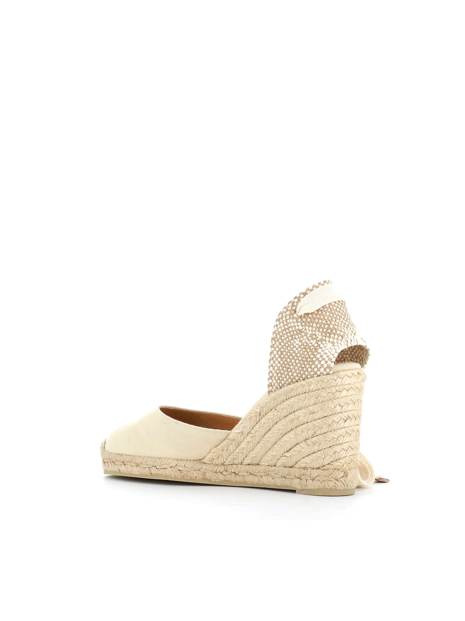 Shop Castaã±er Espadrillas Carina In Ivory