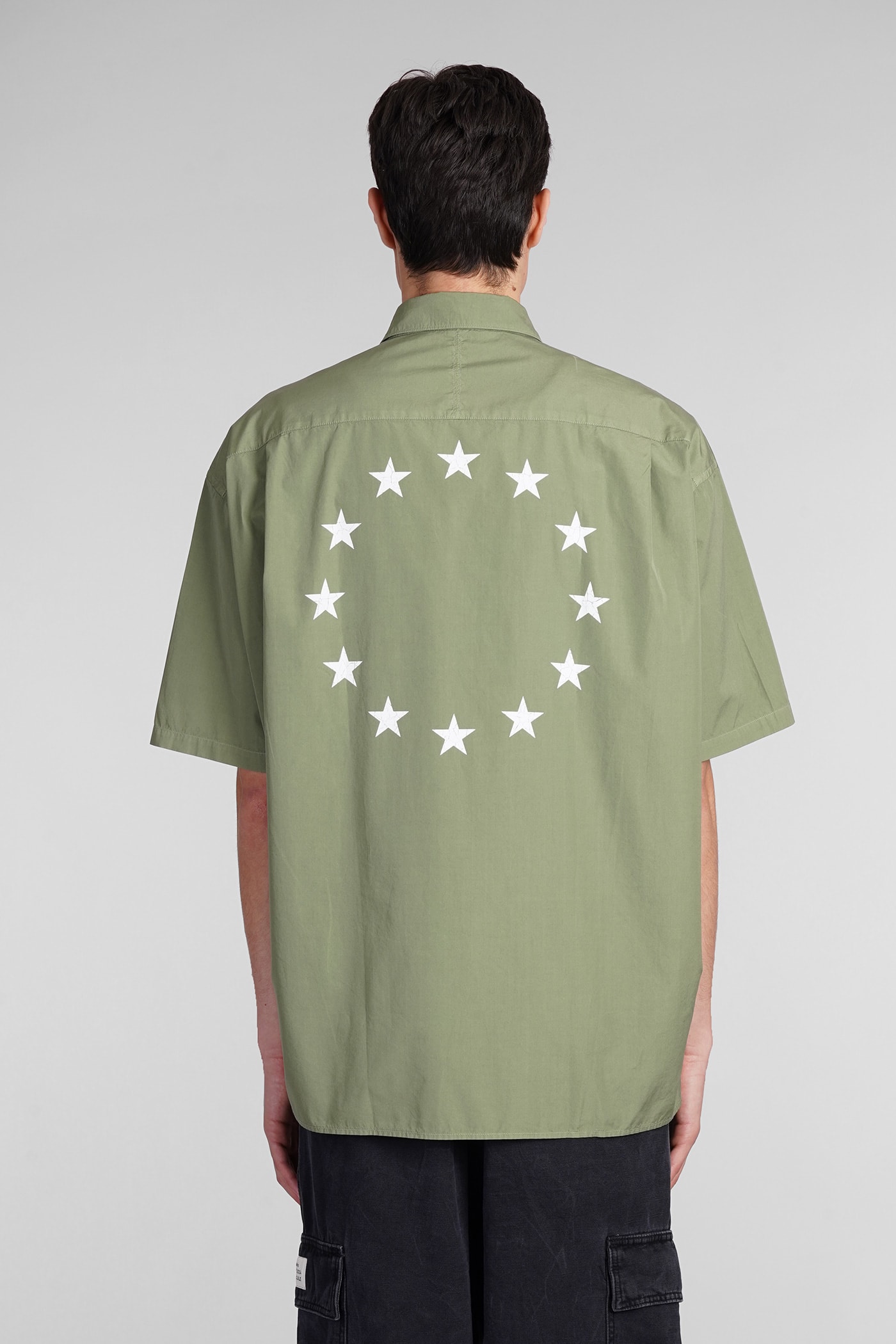 Shop Etudes Studio Shirt In Green Cotton