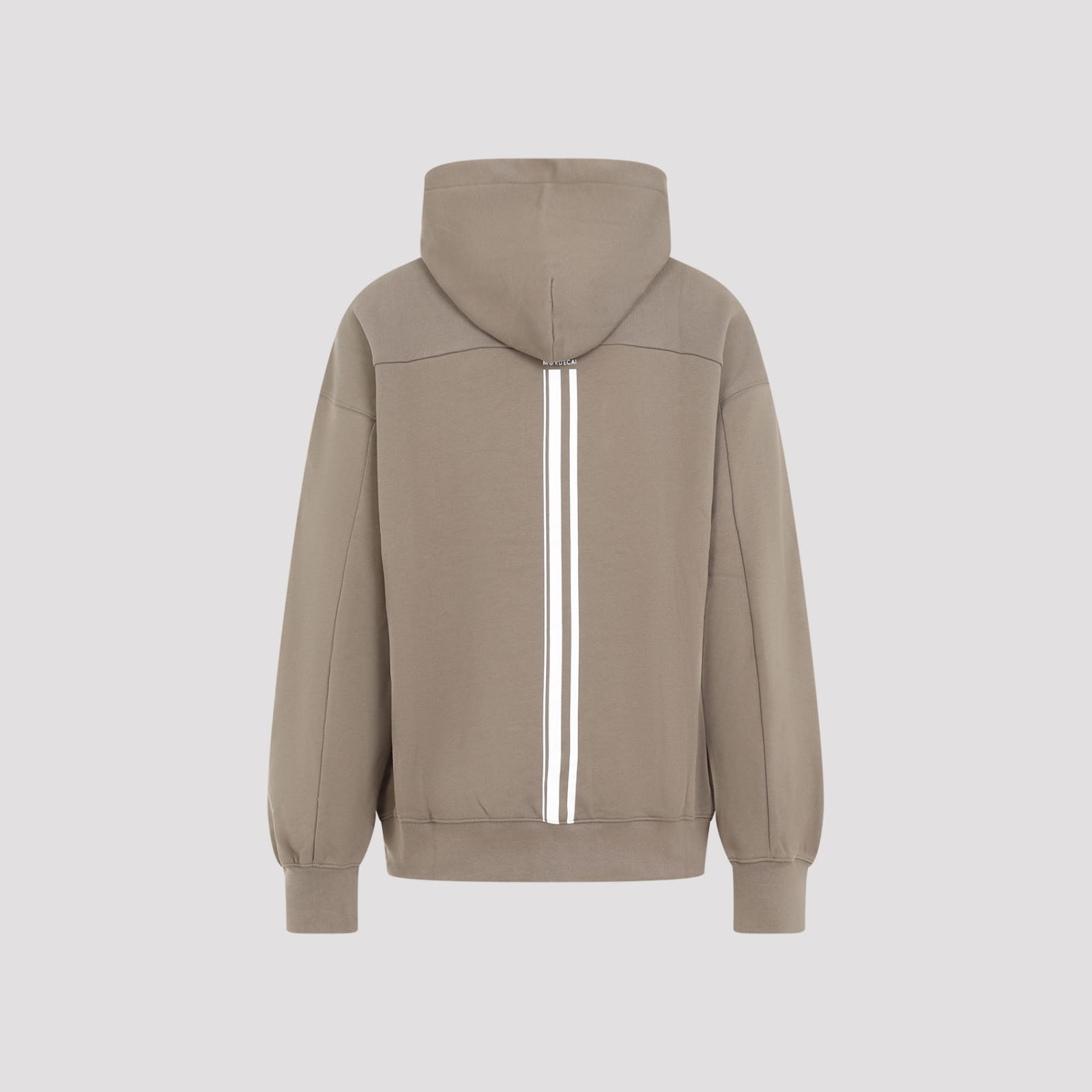 Shop Mordecai Fleece Hooded Sweatshirt In Mud