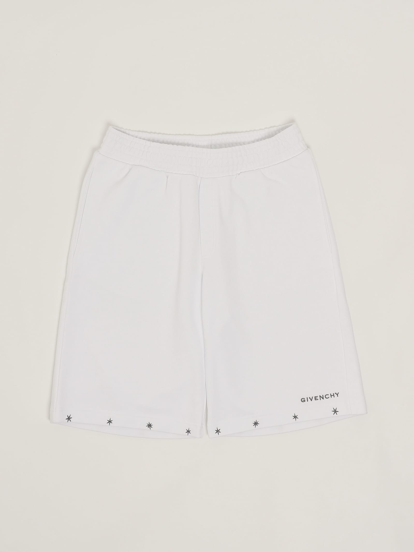 Givenchy Kids Shorts In Bianco