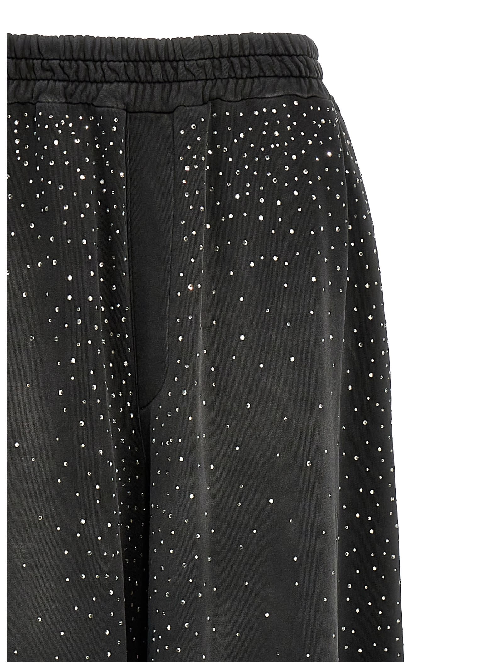 GIUSEPPE DI MORABITO RHINESTONE JOGGERS