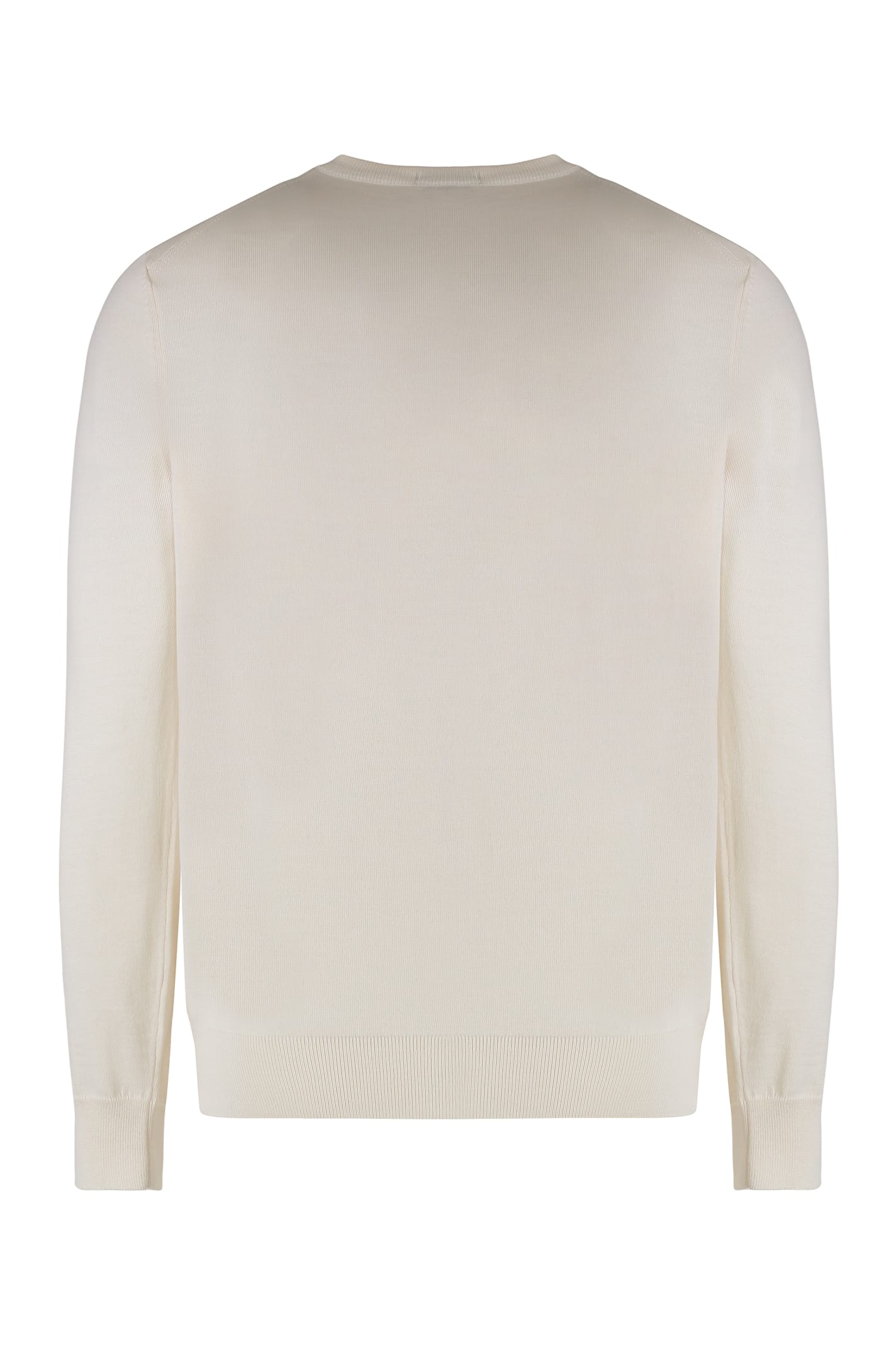 Hugo Boss Pacas Knitwear With Classic Crew Neck In Neutral