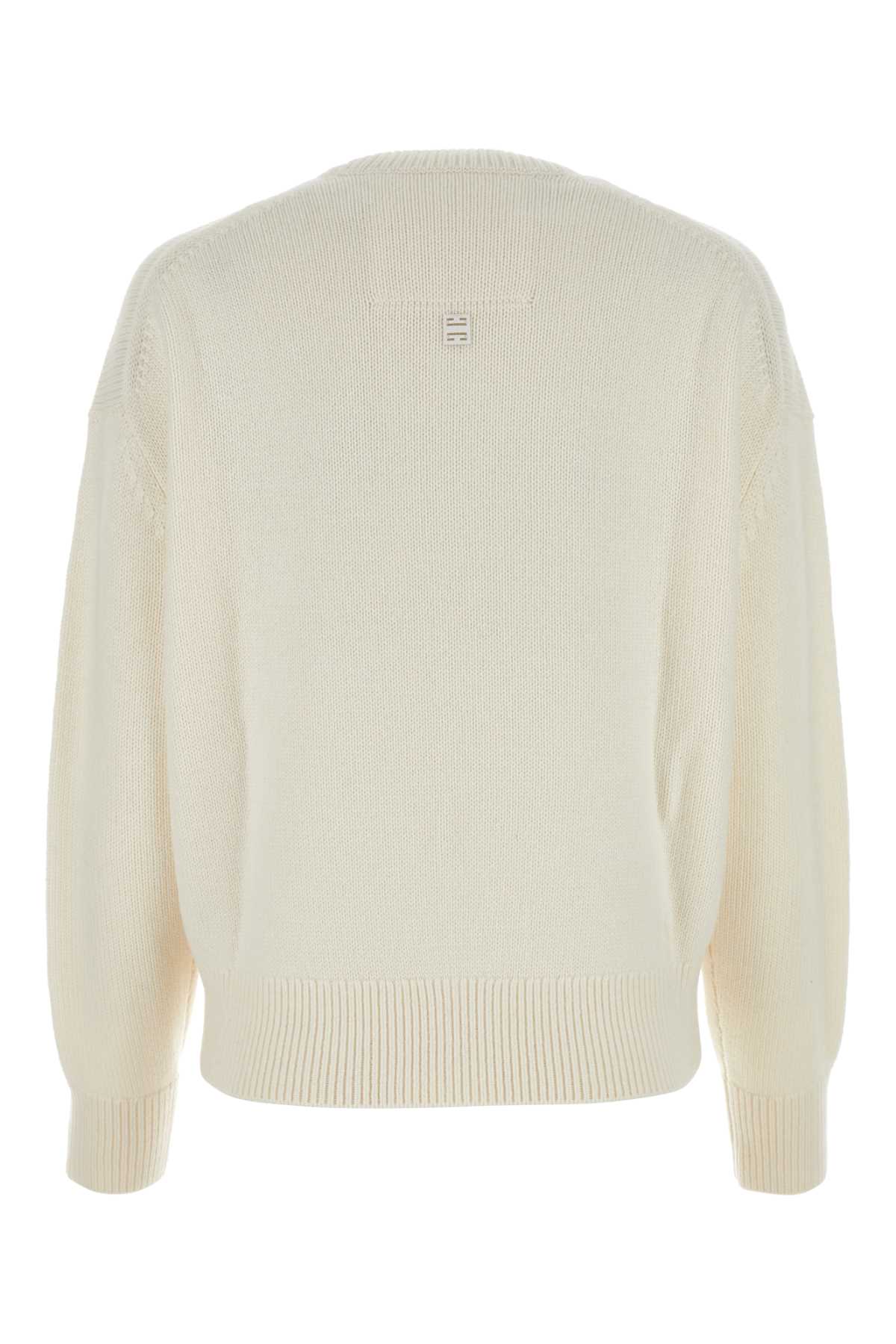 Shop Givenchy Ivory Cashmere Sweater