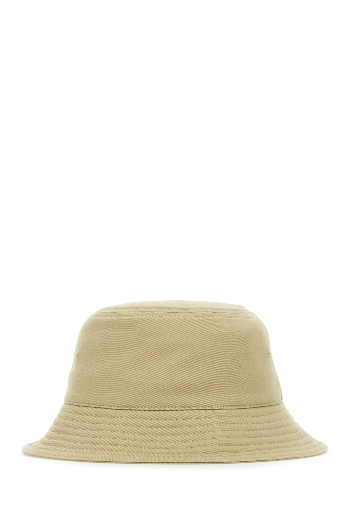 Shop Burberry Khaki Green Cotton Hat In Hunter