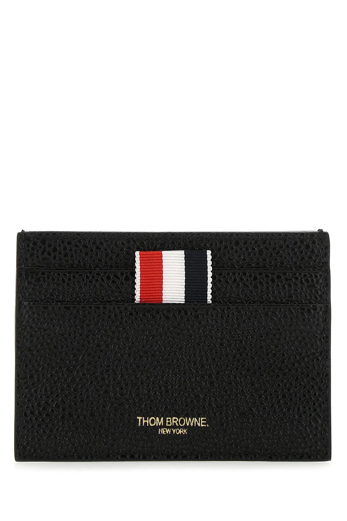 Black Leather Card Holder