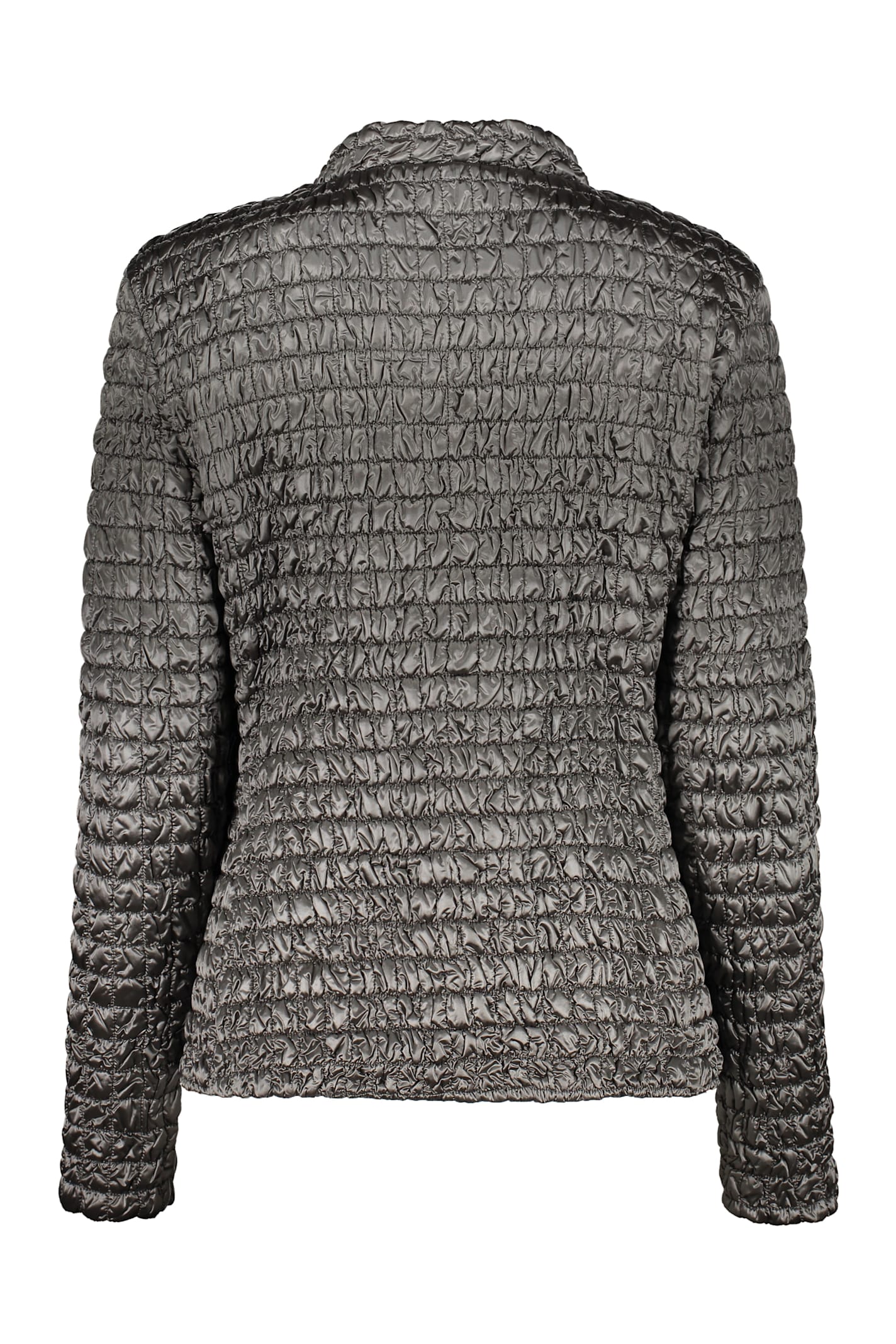 Moorer Anusca-rg Jacket With Zip In Turtledove