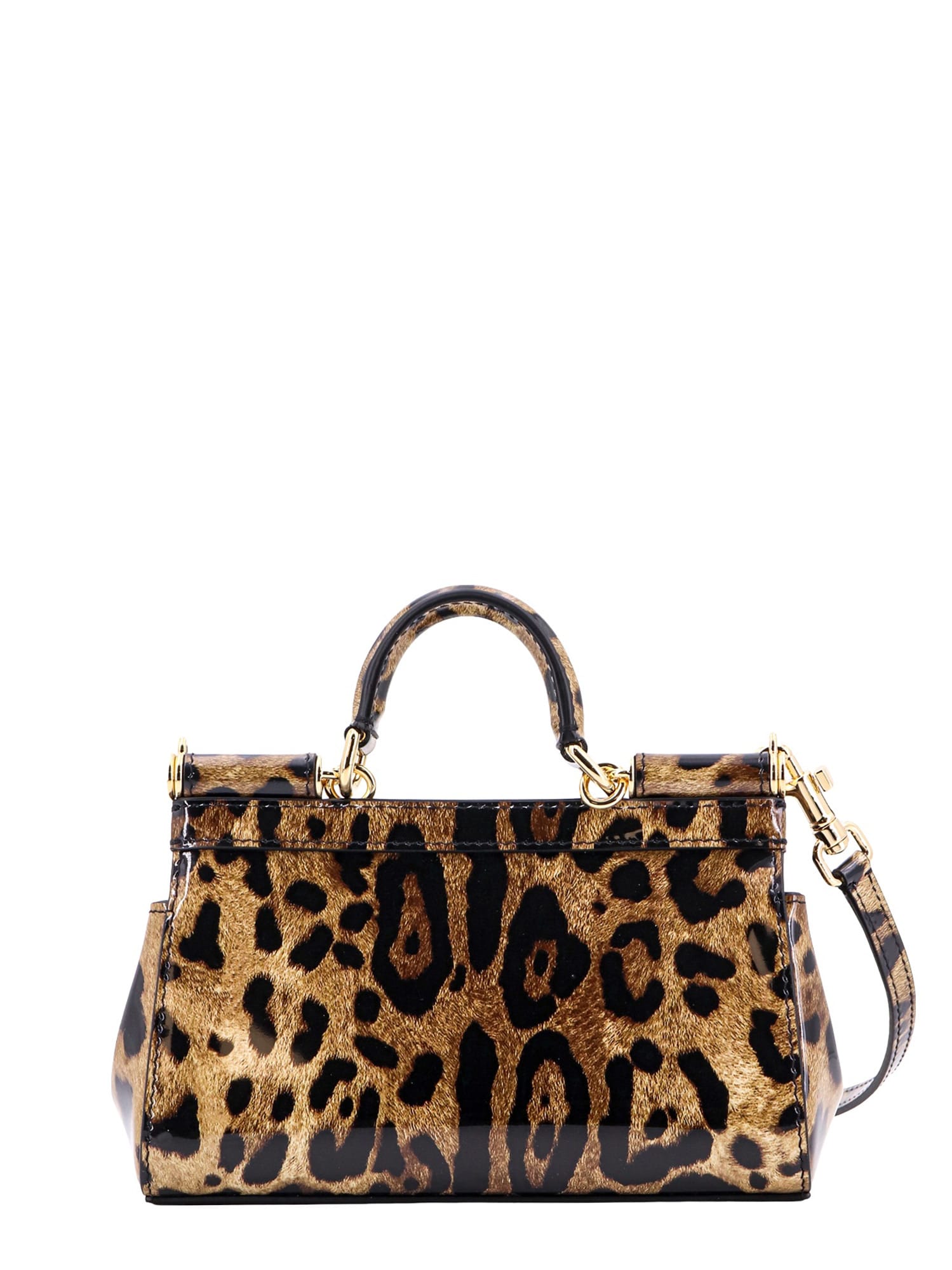 Shop Dolce & Gabbana Sicily Handbag In Natural Print
