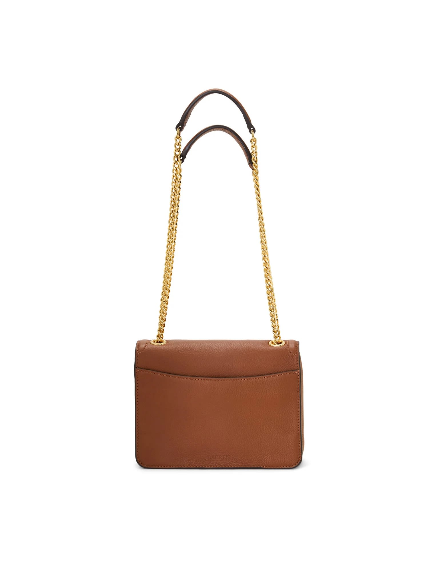 Shop Ralph Lauren Bradley Sm Shoulder Bag Small In Lauren Tan