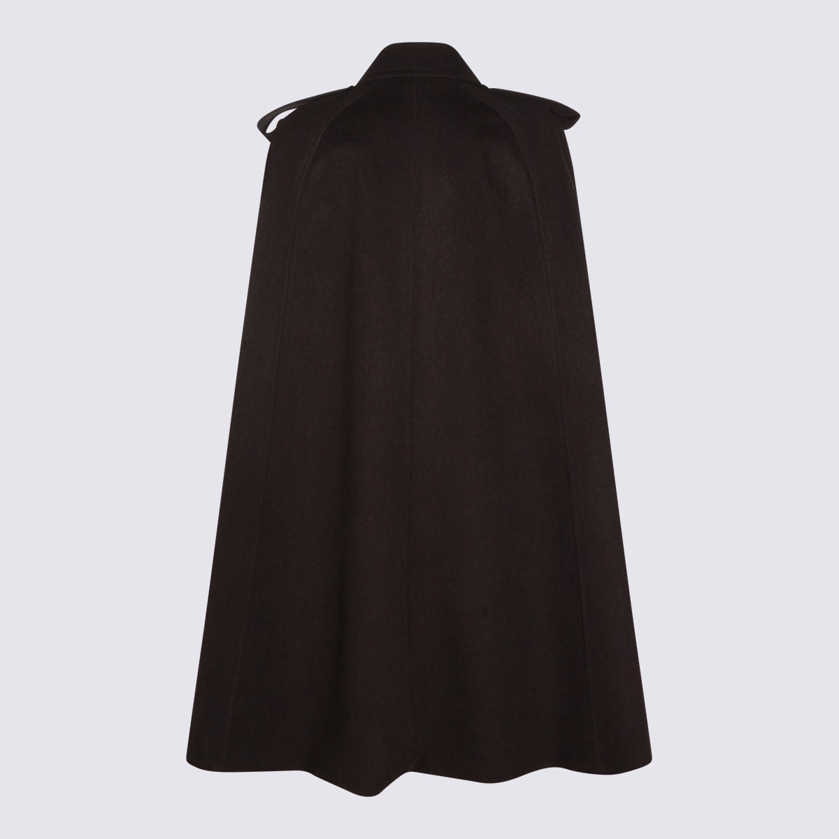 Burberry Black Bellemont Coat In Brown