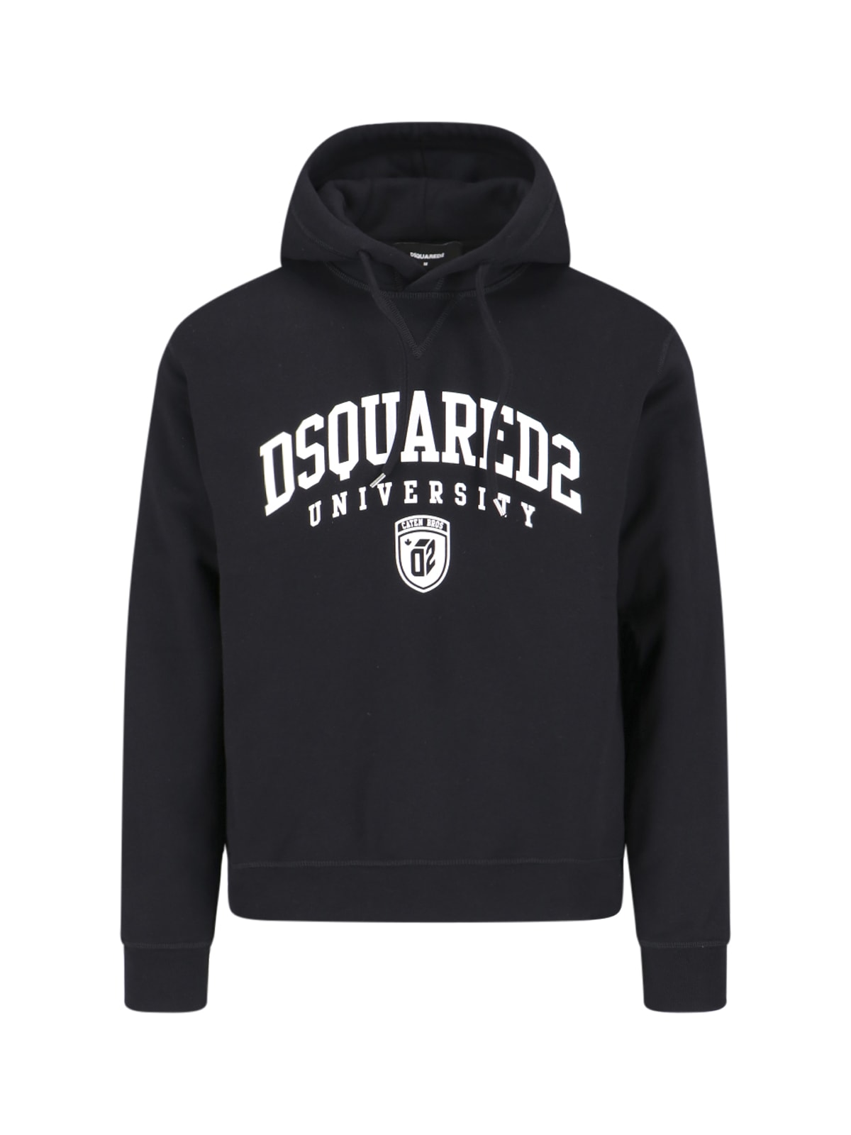 Shop Dsquared2 Logo Hoodie In Black