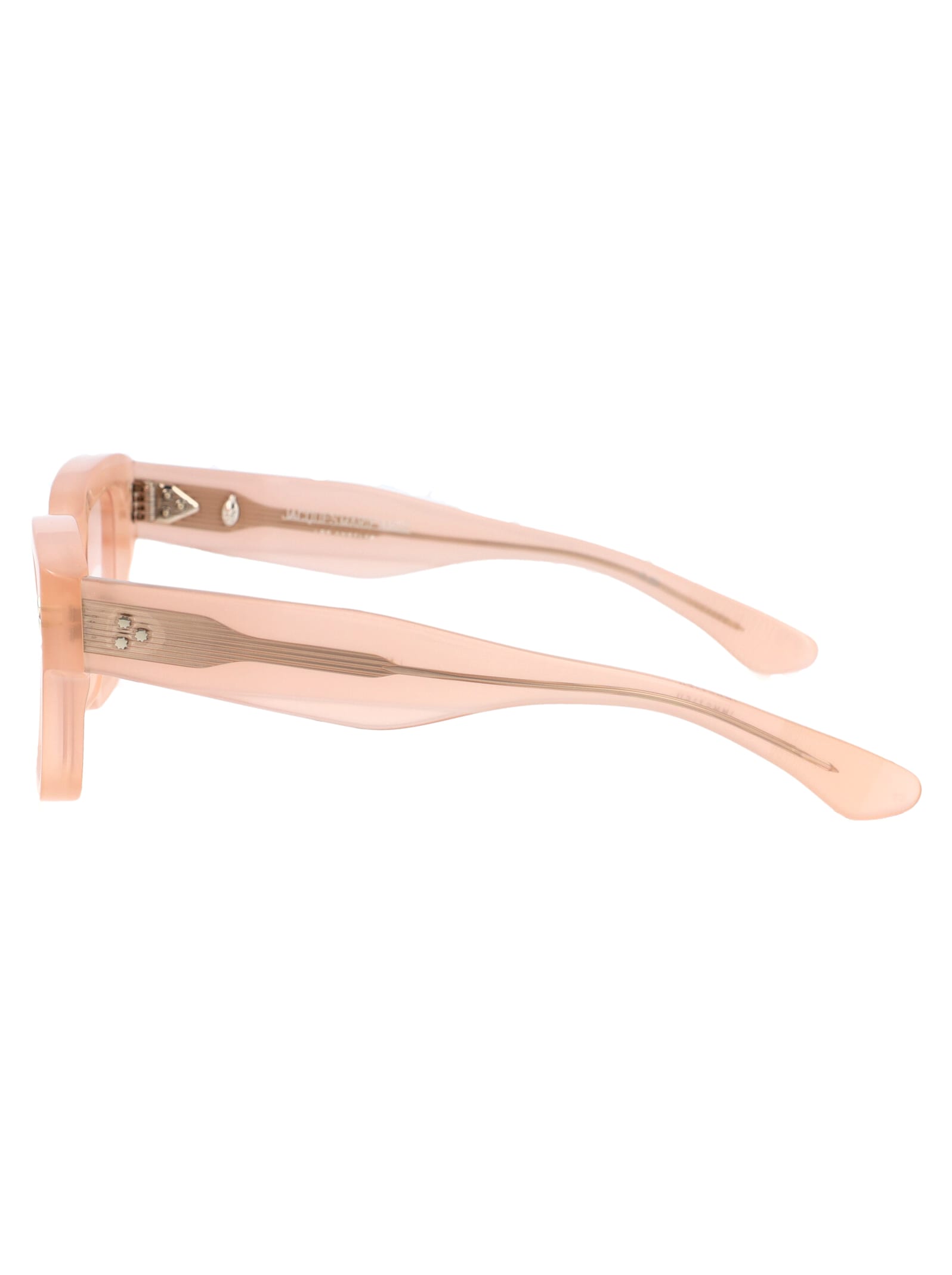 Shop Jacques Marie Mage Suze Glasses In Pink Quartz