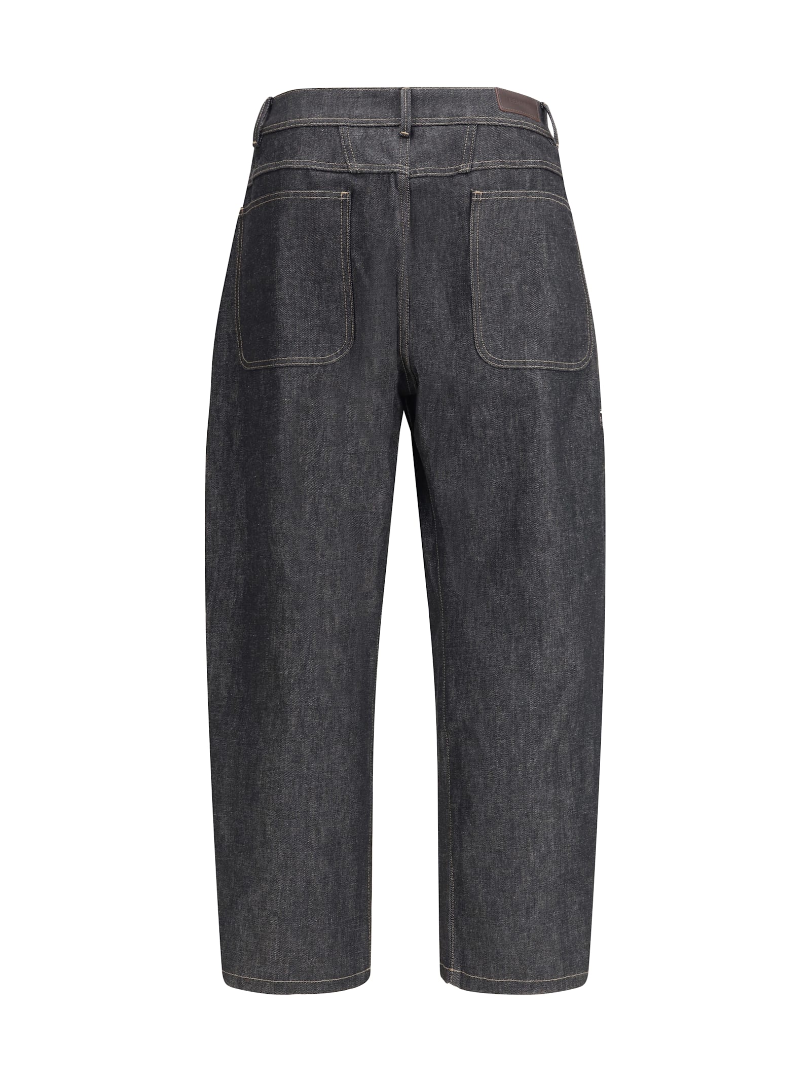 Lemaire Utility-inspired Trousers In Gray