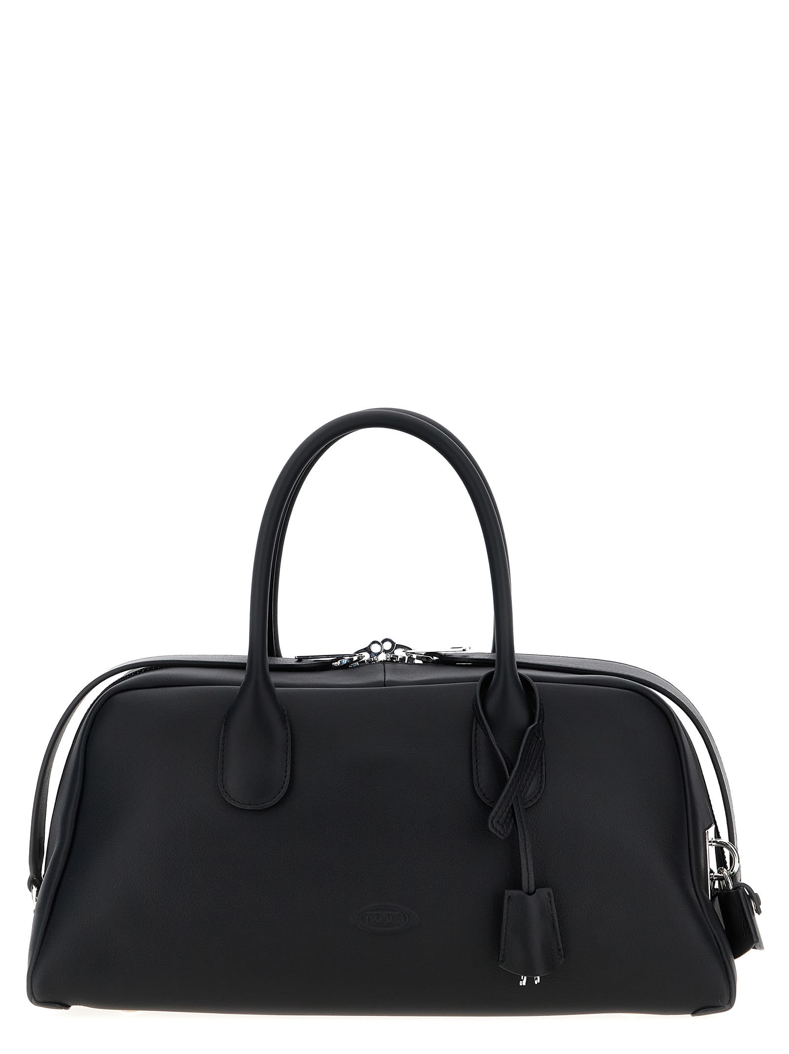 Shop Tod's Darsena Medium Handbag In Black