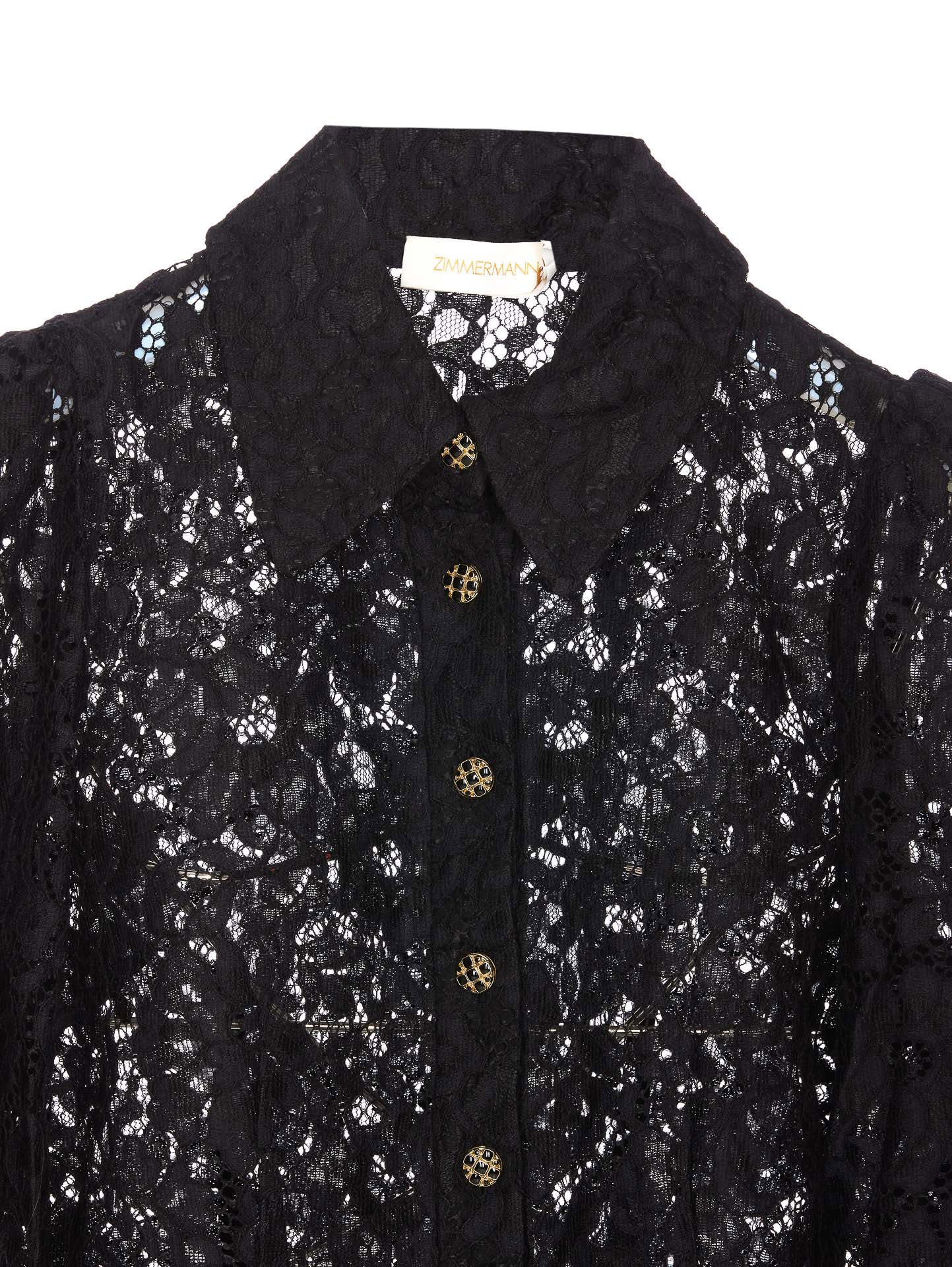 Shop Zimmermann Matchmaker Laces Shirt In Black