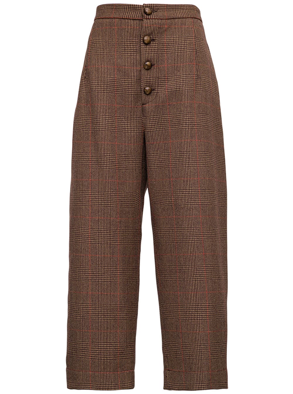 Jejia High Waisted Brown Wool Pants