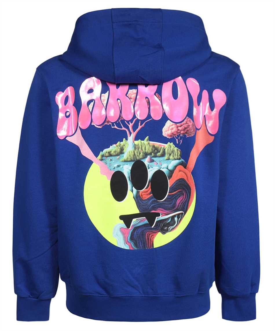 Barrow Hooded Sweatshirt In Blue