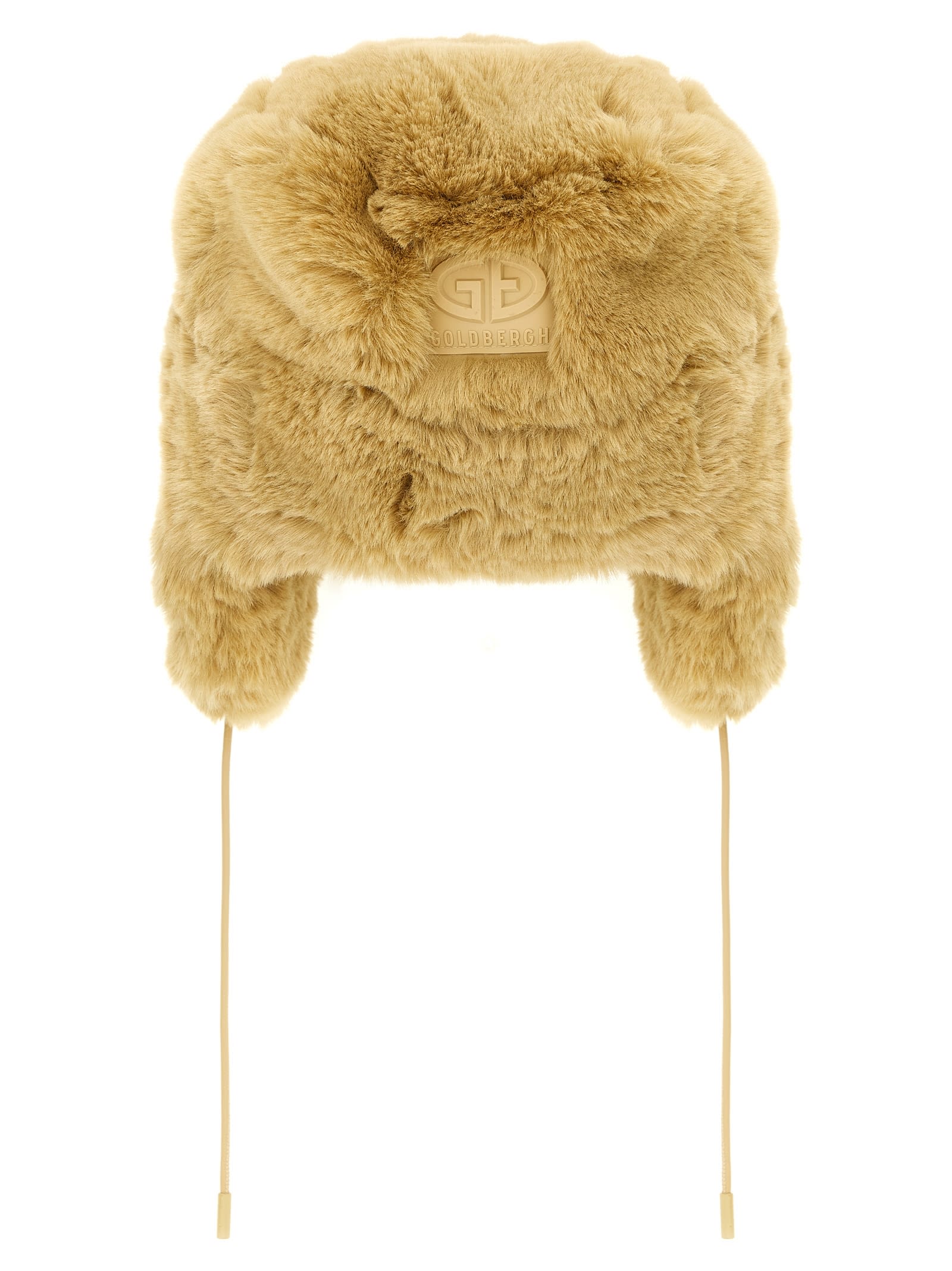 Goldbergh Cher Fluffy Aviator Hats Beige In Sand